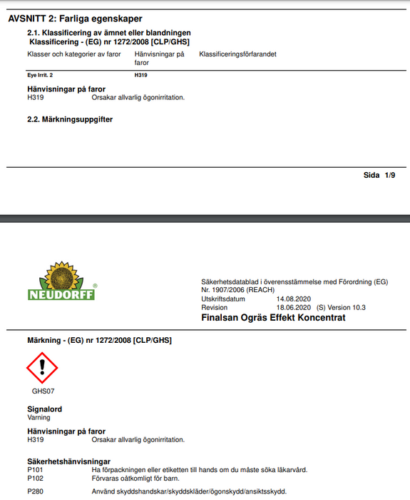 Ogräs Effekt Koncentrat 1 l