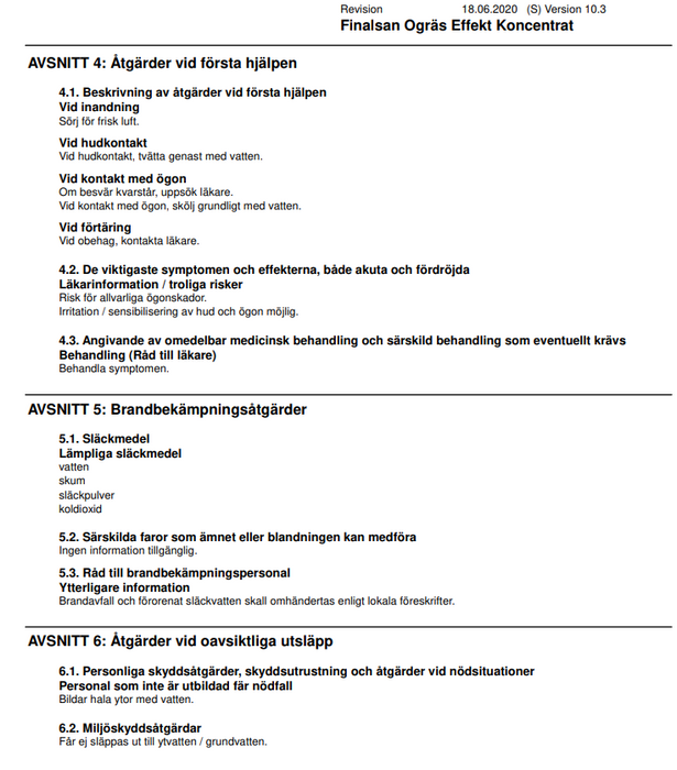 Ogräs Effekt Koncentrat 1 l